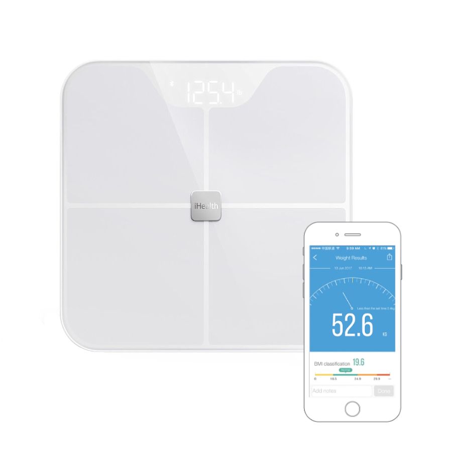 iHealth Lite Wireless Body Analysis Scale Bluetooth BMI Weight For  Apple/Android
